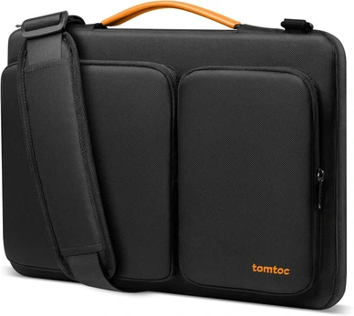 tomtoc nešiojamojo kompiuterio dėklas 14 colių MacBook Pro/Surface, juodas, A42D3D1