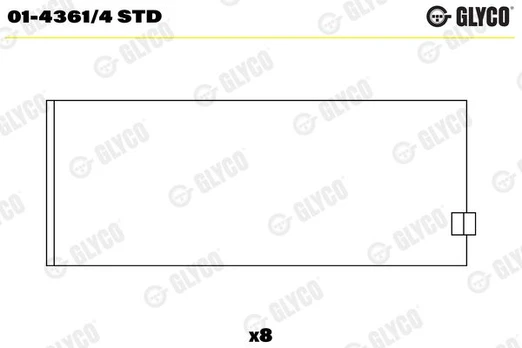 Guoliai dideliu galu GLYCO 01-4361/4STD