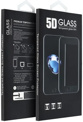 Oem 5D Full Glue Tempered Glass - for iPhone 18 Pro Max (MATTE) juodas