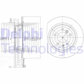 Stabdžių diskas DELPHI BG2431 kaina