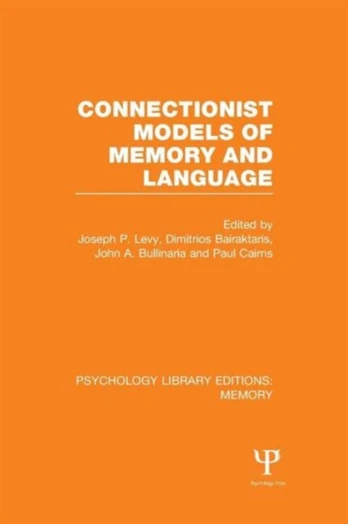 Connectionist Models of Memory and Language (PLE: Memory)
