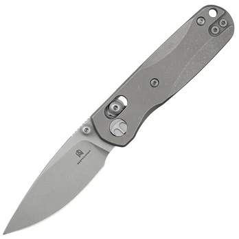 Bestechman Sprite Dark Bead Blast Stonewash Sulankstomas peilis