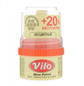 Vilo Kreminis batų tepalas su aplikatoriumi Bespalvis, 60 ml