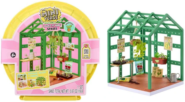 MGA Miniverse Make It Mini Spaces Greenhouse playset