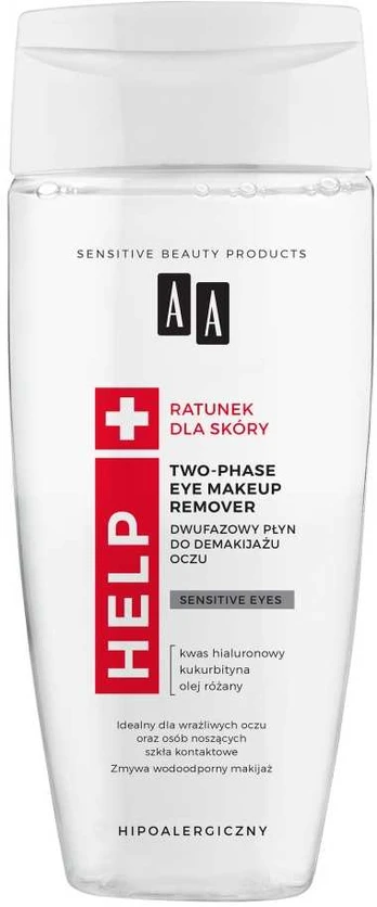 AA Help dwufazowy płyn do demakijażu oczu 150ml