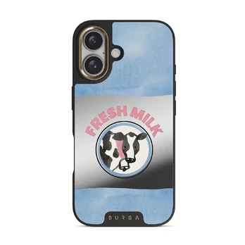 Milkshake - iPhone 16 Case, Elite Mirror Dark (MagSafe) / Gold