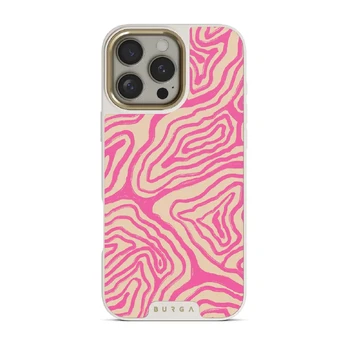 Pink Shores - iPhone 16 Pro Case, Elite Light (MagSafe) / Gold