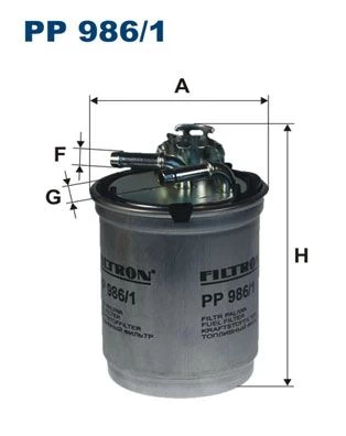 Kuro filtras FILTRON PP986/1