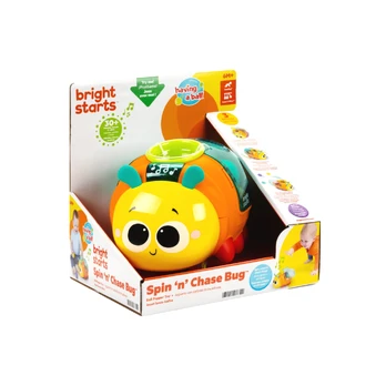 BRIGHT STARTS interaktyvus žaislas Spin 'n' Chase Bug Ball Popper, 17632