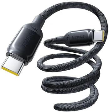 Baseus PicoGo Fast Charging Data Cable USB-C – USB-C 240W 2m Cosmic Juodas