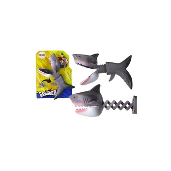Lean Shark Catcher Bite Toy Spring Gray