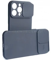 Juodas dėklas su kameros apsauga Apple iPhone 14 Pro Max telefonui "Camshield Soft"