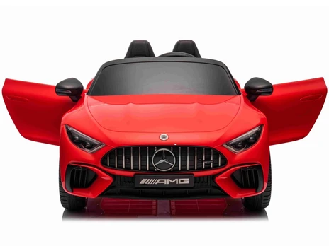 Elektromobilis Mercedes SL 63 AMG, raudonas