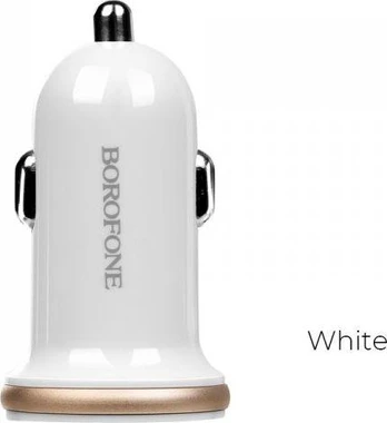 Įkroviklis Borofone 2x USB-A 2.1 A (BFO-BZ5-W)