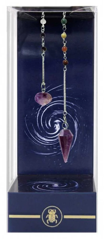 Premium Amethyst Chakra Pendulum Švytuoklė