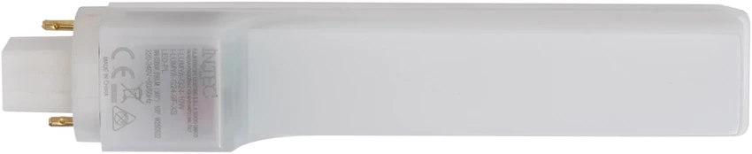 9W LED lemputė, balta, G24, 6500K
