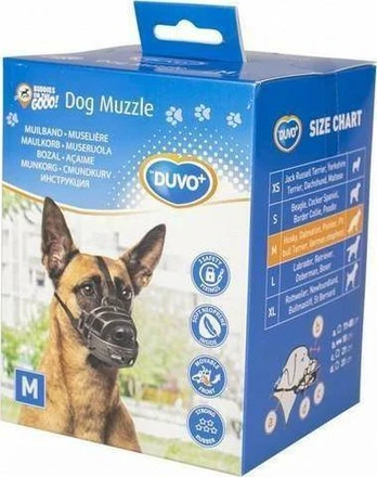 Duvo+ DUVO+ antsnukis DOG MUZZLE RUBBER "M"