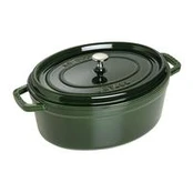 Zwilling STAUB Puodas STAUB ovalus grafitinis 6.7 ltras universalus žalias