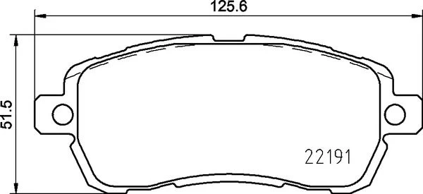 Stabdžių trinkelių rinkinys, diskinis stabdys BREMBO P 24 203