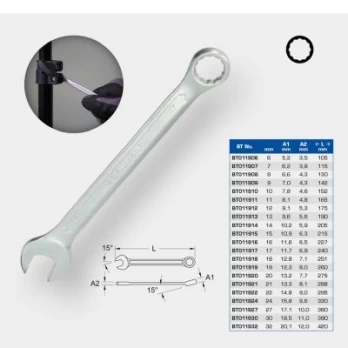 Žiedinis-šakinis veržliaraktis KS TOOLS BT011916