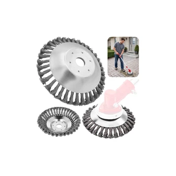 Lean Wire for Brushcutter, Brushcutter, Twisted, Braided Disc, 150mm/25.4mm