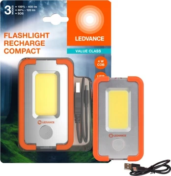 Ledvance įkraunamas prožektorius 4w 6500k 3000mah su powerbank