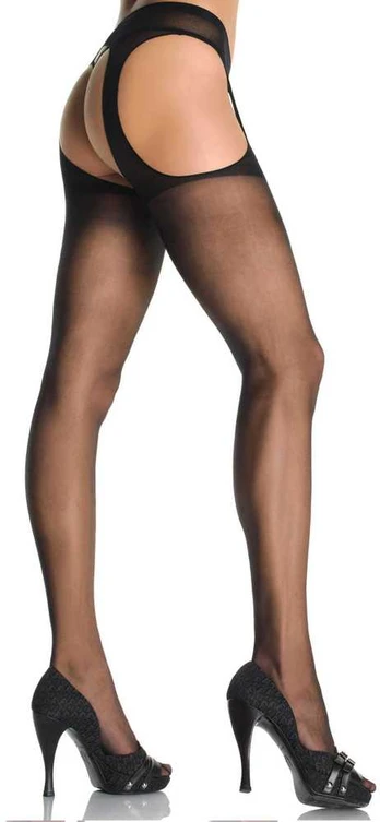 Leg Avenue Plus Size Suspender Pantyhose
