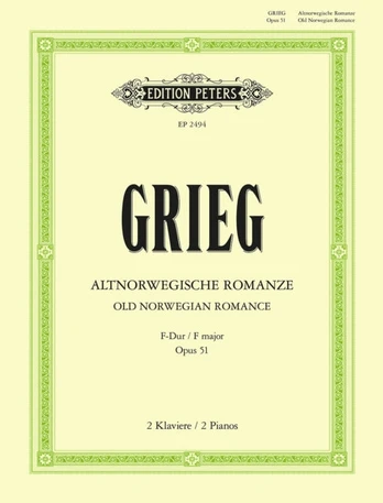 Old Norwegian Romance Op. 51 for two pianos