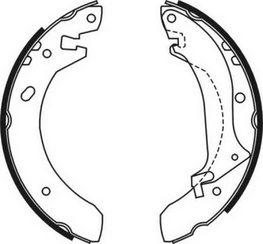stabdžių trinkelių komplektas C0I001ABE