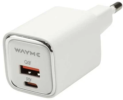 Įkroviklis USB-C/USB 240V WAYME 30W