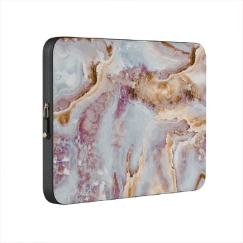 Frozen Leaves - Cute Marble Laptop Sleeve, 13 inches