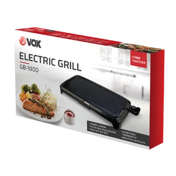 Elektrinis grilis VOX GB1000, juodas