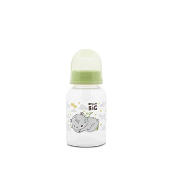Kūdikio buteliukas Simple Fresh Green 125 ml kompaktiškas, be BPA