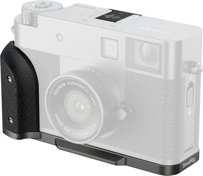 SmallRig 5217 L-Shaped Mount Plate with Silicone Handle for FUJIFILM X half Charcoal Sidabrinis