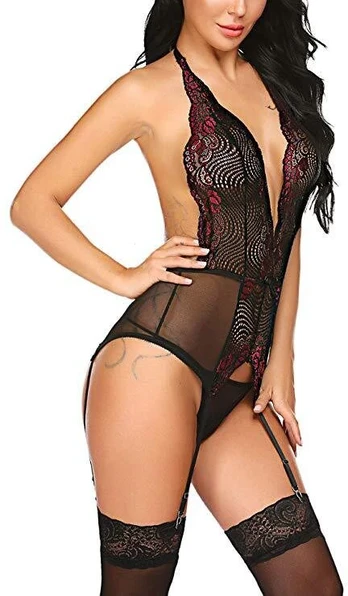 Seksualus nėriniuotas bodis Lace Baby