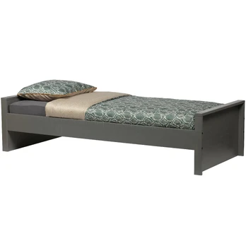 Lova Morris, 53 x 214 x 95 cm, pušis, pilka