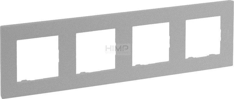 Legrand Niloe Step - ramka poczwórna 4x - spalvotas aliuminis 863394