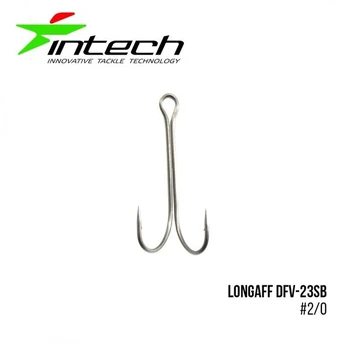 Kabliukai dvišakiai Intech Longaff DFV-23SB Nr.2/0