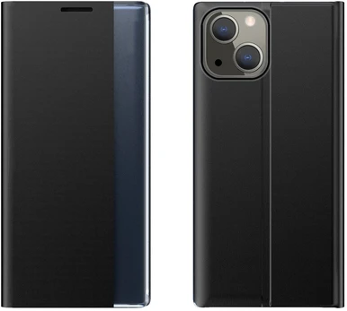 Hurtel Atverčiamas dėklas su langeliu iPhone 13 mini – juodas