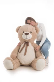 LLOPIS rudas pliušinis meškinas 140cm, 10074 kaina