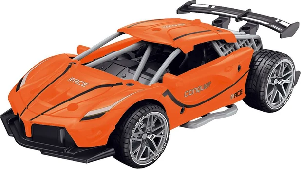 KLX - Die-cast pull back car w/sound &Try-Me, orange (534674)