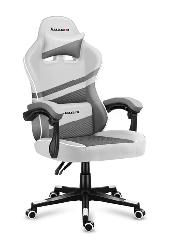 Žaidimų kėdė HUZARO FORCE 4.4 Baltos spalvos