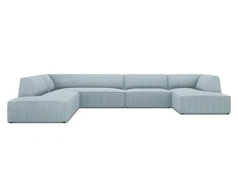 Panoramic Left Corner Sofa, "Siena", 7 Seats, 366x273x69 Made in Europe