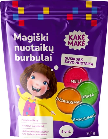 Vonios burbulai KAKĖ MAKĖ MAGIC, 200 g