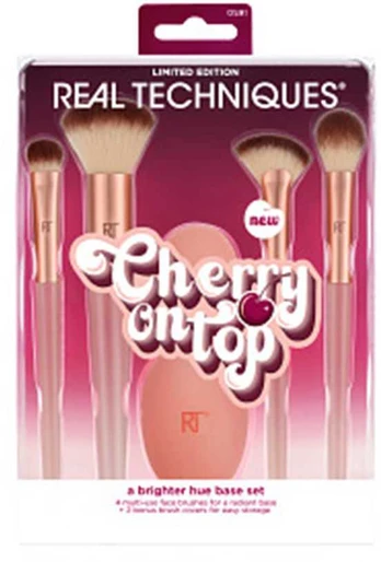 Real Techniques CHERRY ON TOP A BRIGHTER HUE BASE CASE 6 pcs