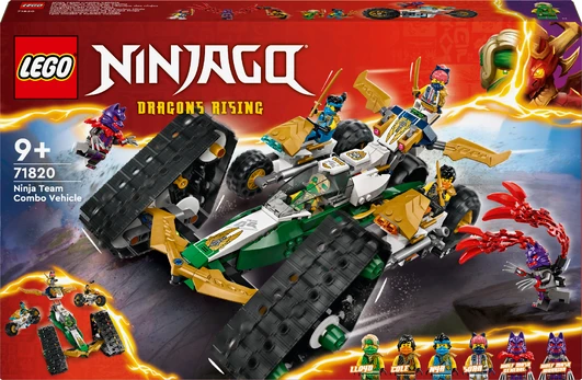 LEGO Ninjago 71820 Nindzių komandos kombinuotoji transporto priemonė