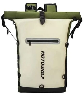 Kuprinė MotoWolf Light Green MB3LG, su integruota gertuve, 21 L