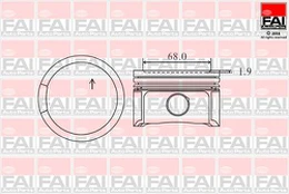 FAI AutoParts PK2-050 Stūmoklis