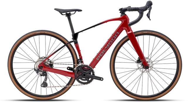 Dviratis 28" POLYGON Gravel TAMBORA A5 Raudonas/Juodas