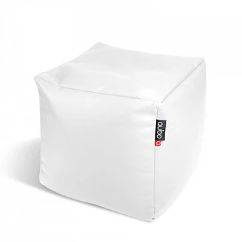 Pufas Qubo™ Cube, dirbtinė oda, baltas